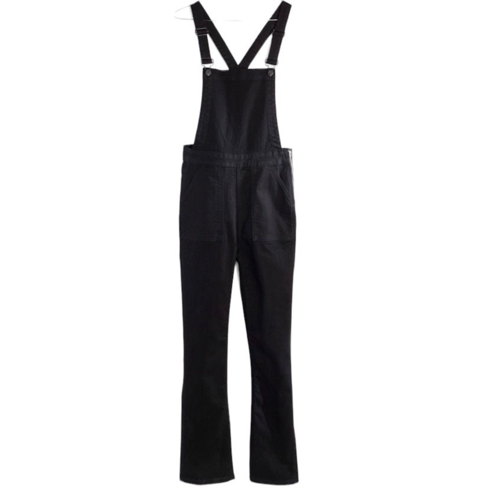 Madewell Cali Demi Boot Overalls Women’s XS Solid Black Western Rodeo Festival